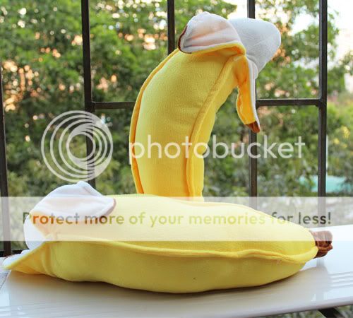 stuffed banana pillow